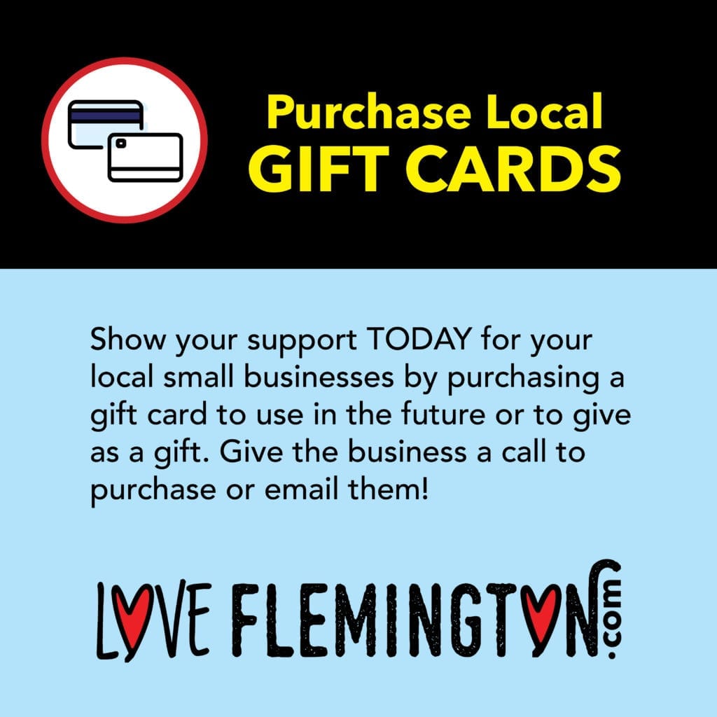 Support Local With Gift Cards Love Flemington