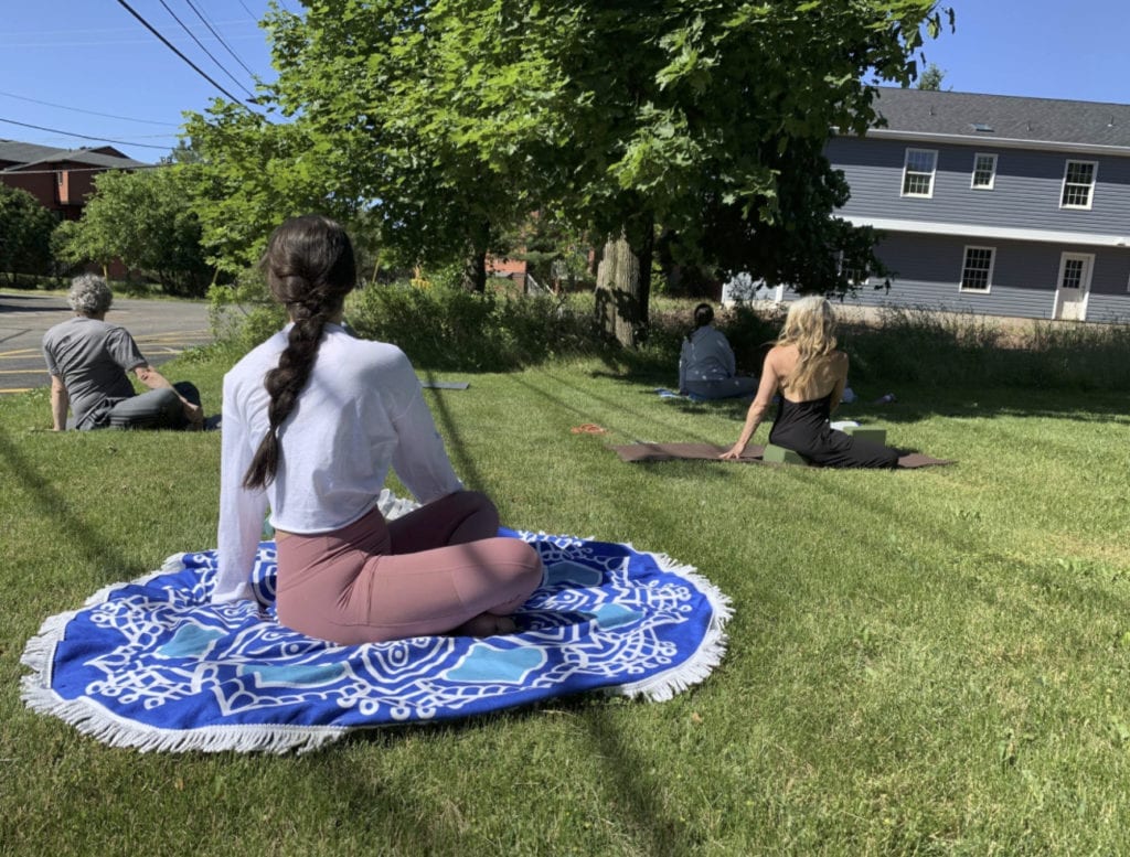 Yoga at The Lawn on Stangl Love Flemington